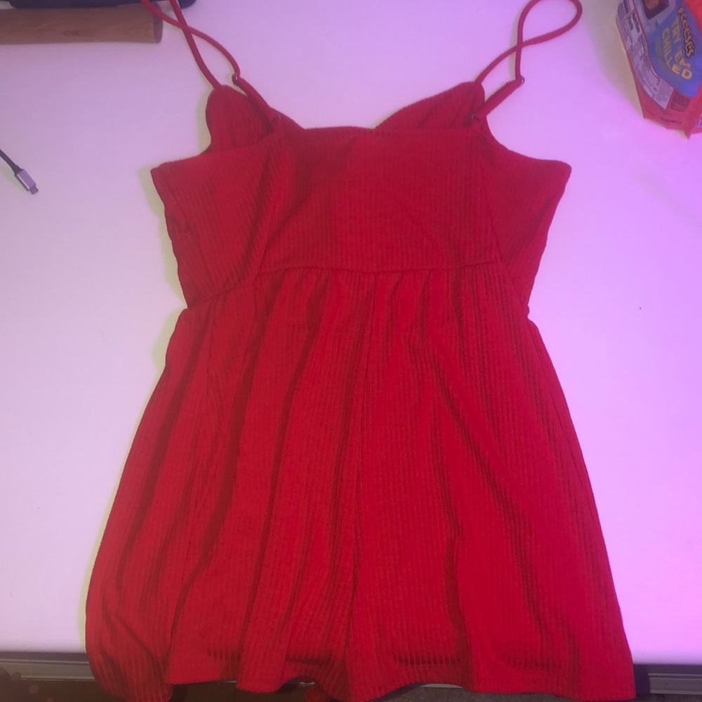 Red romper - Picture 3 of 5